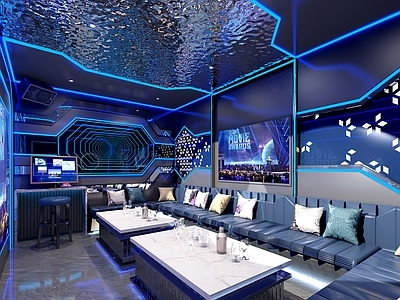 现代KTV单间 KTV 单间 酒吧 夜总会 娱乐会所  包厢