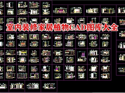 60套餐厅空间立面图库大全 施工图