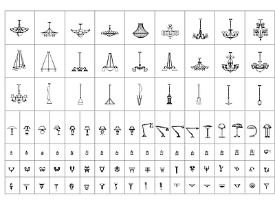 灯具图库