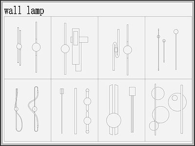 现代灯具图库