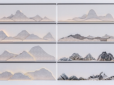 新中式景观石 假山片石 石头 拟山石