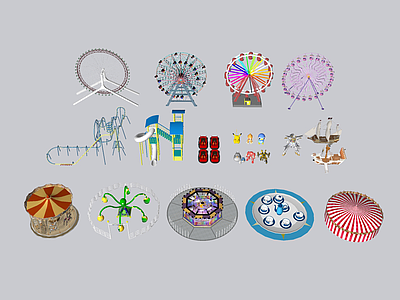 游乐设施 游乐场设备 大型游乐设施 儿童游乐器材 摩天轮 过车