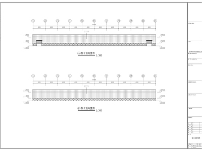 单层门式刚架厂房建筑 施工图 工业建筑