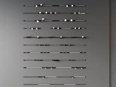现代磁吸轨道灯 筒灯 射灯 轨道射灯 线条灯 泛光灯格栅灯 导轨射灯 转向式