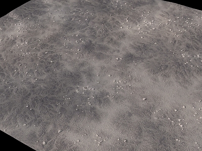 现代太空星球沙砾地面 路面