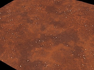 现代太空星球沙砾地面 路面
