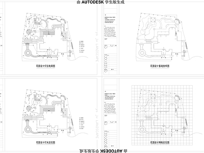 棕榈泉庭院花园景观 施工图