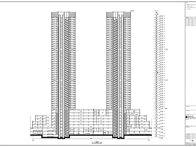 3层地产商业广场建筑 施工图