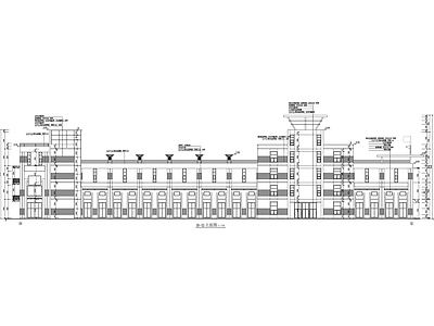 工业开发区研发展示中心配套商业建筑 施工图 工业建筑