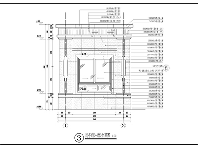 别墅门卫岗 施工图