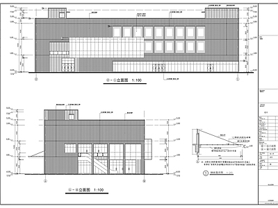 现代风格大型超市 施工图