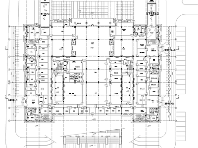 检察院大楼 整套建筑图纸 施工图