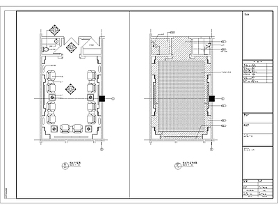 接见厅室内 施工图
