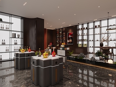 新中式烟酒店  酒水 茶叶