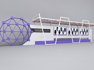 现代科学廊架 景观廊架 科技主题墙 廊架座椅 宣传栏 公园廊架 科技景观小品