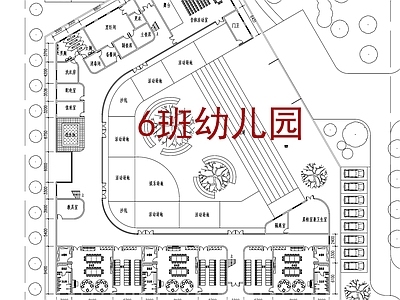 现代六班幼儿园建筑 施工图