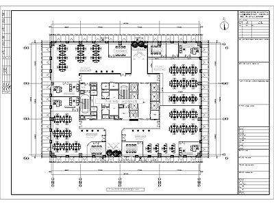 1570平集团分公司办公室室内 施工图