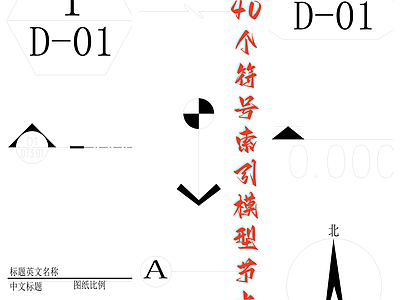 40个符号索引图库