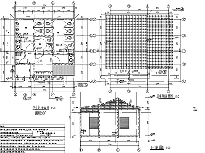 公共厕所建筑  施工图