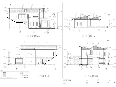 独栋别墅全套 施工图