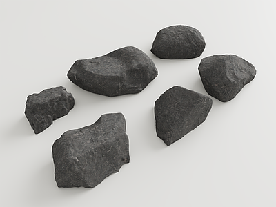 现代石头 景观石 庭院石 黑山石 石块