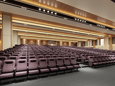 现代报告厅 演播室 舞台