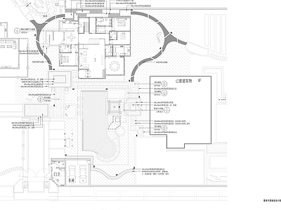 别墅庭院民宿景观园 施工图 庭院