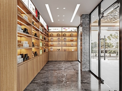 新中式茶叶店 礼品店