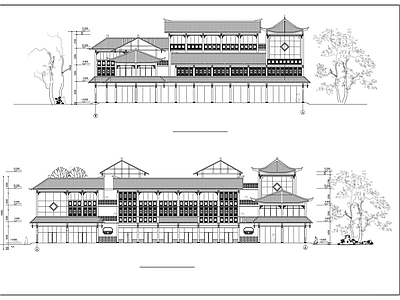 中式 施工图 古建