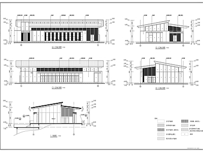 景观工程建筑 施工图 工业建筑