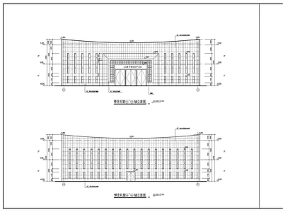 礼堂悼念建筑 施工图