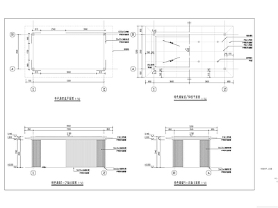 廊架景观 施工图