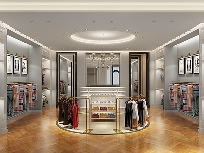 简欧服装鞋店