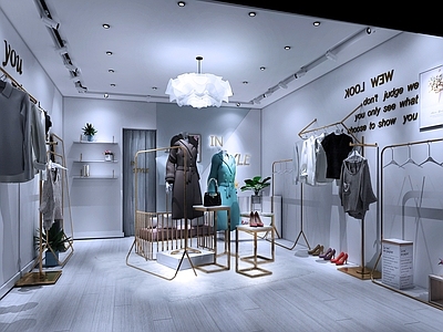 现代时尚服装店