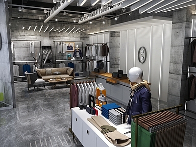 工业风服装店