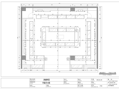 珠宝专卖店室内 施工图 效果图