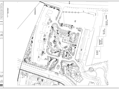 丽都水居住区景观 施工图 居住区景观