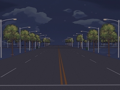 现代街道