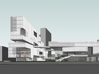 现代商场 商业综合体建筑
