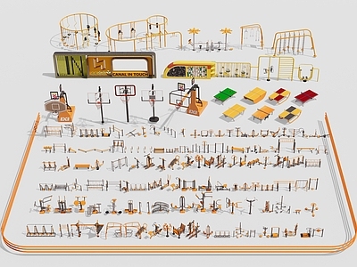 户外健身器材 健身器械 公园健身器材