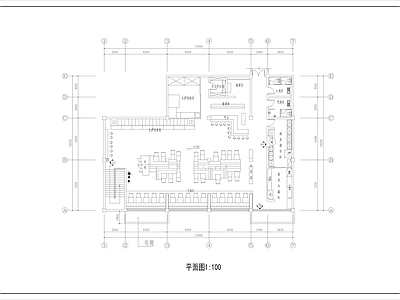 490㎡西餐厅 餐饮空间 施工图