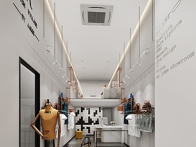 现代服装店