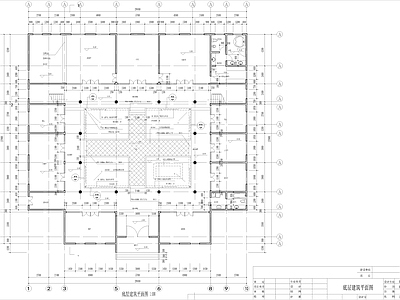 中式江南风四合院建筑 施工图