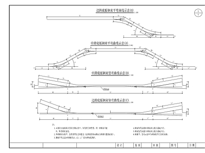 古宋河大桥详图 施工图 交通道路