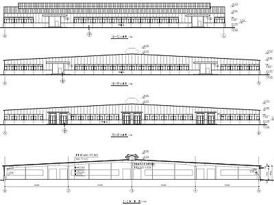 轻钢结构戊类库房车间厂房工业建筑 施工图