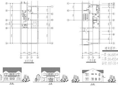 工业厂房园区初步设计建筑 施工图 工业建筑