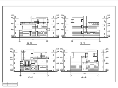 别墅建筑 施工图