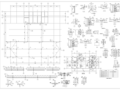 加油站建筑 施工图
