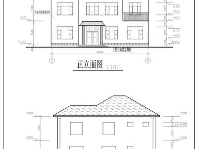 现代别墅 施工图