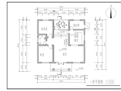 现代简约别墅 施工图